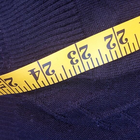 Pronto Uomo L Wool Blend Lngslvs Knitted Geometric Crewneck Men's Top Sweater - Picture 8 of 10